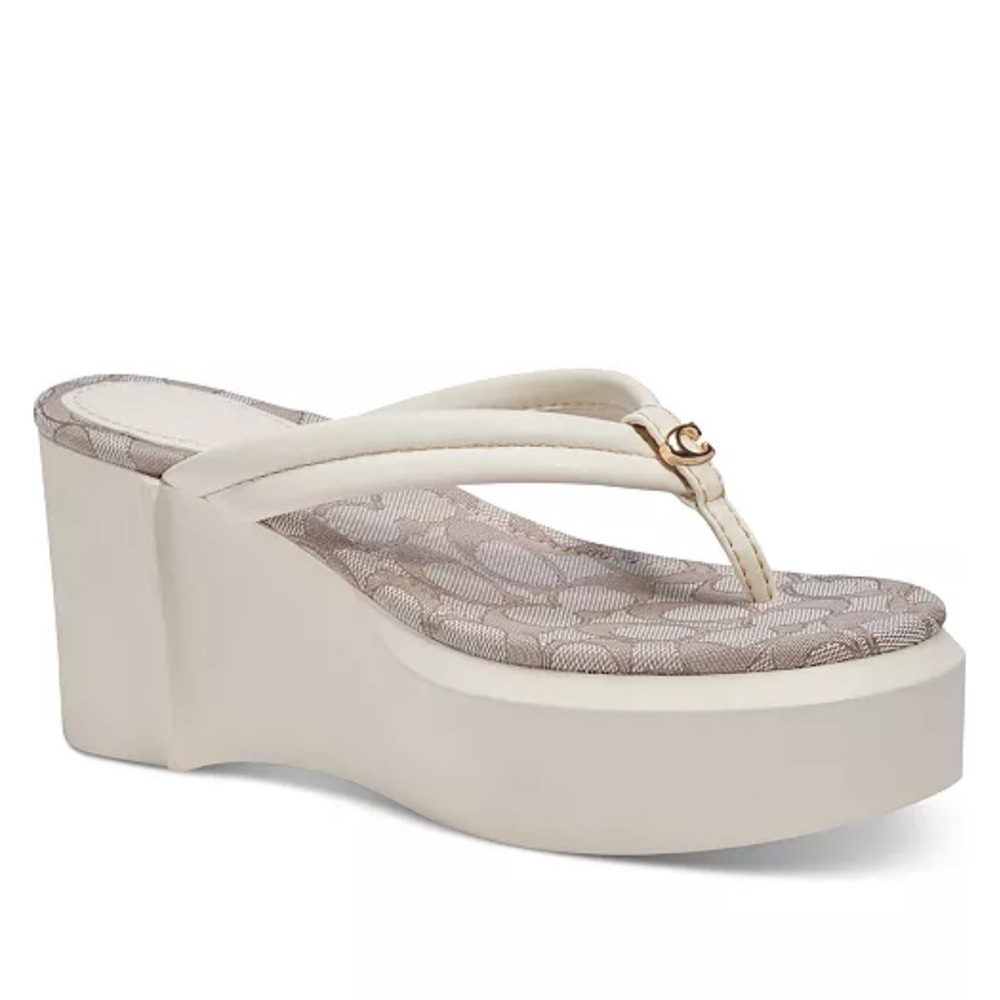 Coach never worn new Franki platform sandals